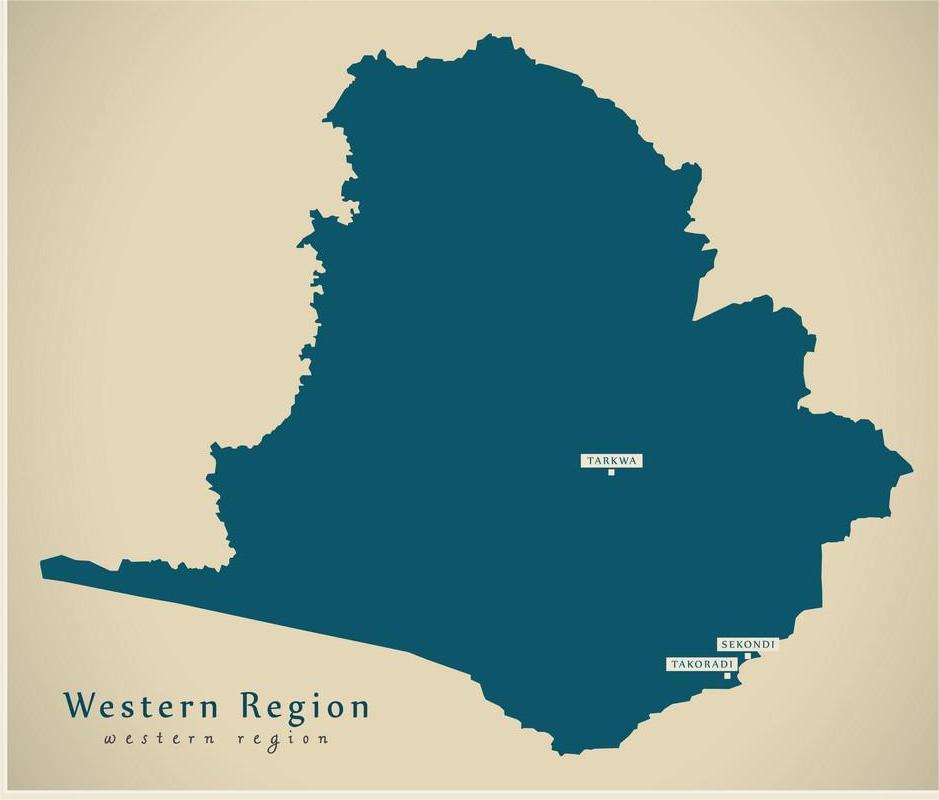 modern-map-western-region-ghana-gh-vector-30024324